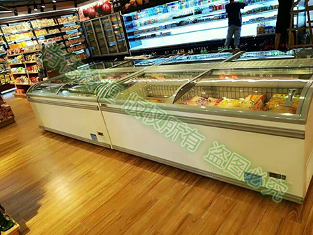  上海某進口食品超市選用肯德冷柜