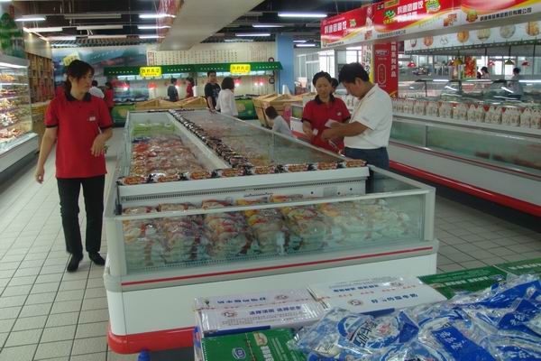 超市島式冷凍食品冷柜